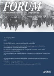 Cover von Forum für osteuropäische Ideen- und Zeitgeschichte