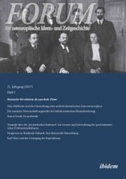 Cover von Forum für osteuropäische Ideen- und Zeitgeschichte