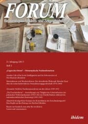Cover von Forum für osteuropäische Ideen- und Zeitgeschichte
