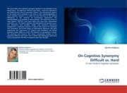 Cover von On Cognitive Synonymy Difficult vs.Hard