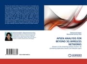 Cover von APSEN ANALYSIS FOR BEYOND 3G WIRELESS NETWORKS