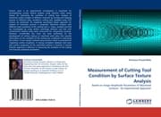 Cover von Measurement of Cutting Tool Condition by Surface Texture Analysis
