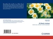 Cover von A thesis review