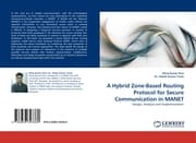 Cover von A Hybrid Zone-Based Routing Protocol for Secure Communication in MANET
