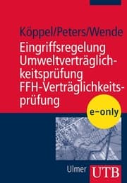 Cover von Eingriffsregelung - Umweltverträglichkeitsprüfung - FFH-Verträglichkeitsprüfung