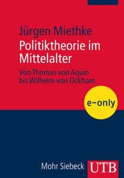 Cover von Politiktheorie im Mittelalter