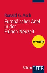 Cover von Europäischer Adel in der frühen Neuzeit