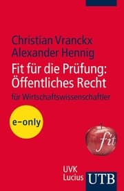 Cover von Fit für die Prüfung: Öffentliches Recht für Wirtschaftswissenschaftler