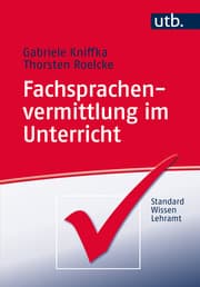 Cover von Fachsprachenvermittlung im Unterricht
