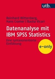 Cover von Datenanalyse mit IBM SPSS Statistics