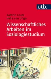 Cover von Wissenschaftliches Arbeiten im Soziologiestudium