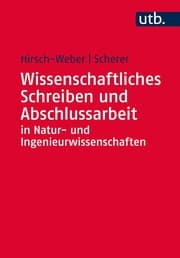 Cover von Wissenschaftliches Schreiben und Abschlussarbeit in Natur- und Ingenieurwissenschaften