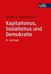 Cover von Kapitalismus, Sozialismus und Demokratie