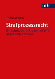 Cover von Strafprozessrecht