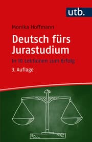 Cover von Deutsch fürs Jurastudium