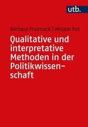 Cover von Qualitative und interpretative Methoden in der Politikwissenschaft