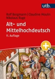 Cover von Alt- und Mittelhochdeutsch
