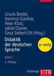 Cover von Didaktik der deutschen Sprache - Band 1