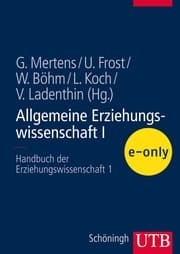 Cover von Allgemeine Erziehungswissenschaft I