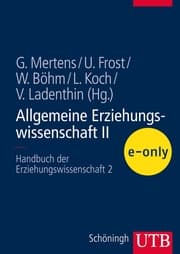 Cover von Allgemeine Erziehungswissenschaft II