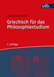 Cover von Griechisch für das Philosophiestudium