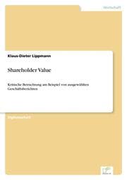 Cover von Shareholder Value