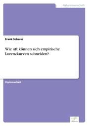 Cover von Wie oft können sich empirische Lorenzkurven schneiden?
