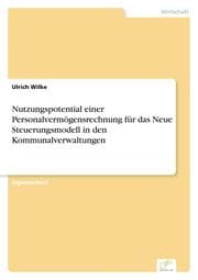 Cover von Nutzungspotential einer Personalvermögensrechnung für das Neue Steuerungsmodell in den Kommunalverwaltungen