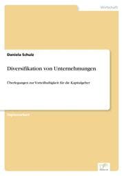 Cover von Diversifikation von Unternehmungen