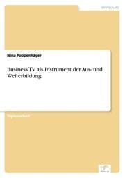 Cover von Business TV als Instrument der Aus- und Weiterbildung