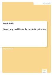 Cover von Steuerung und Kontrolle des Außendienstes