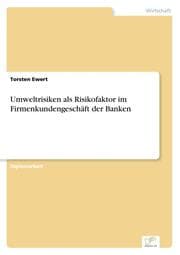 Cover von Umweltrisiken als Risikofaktor im Firmenkundengeschäft der Banken
