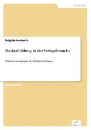 Cover von Markenbildung in der Verlagsbranche
