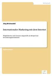 Cover von Internationales Marketing mit dem Internet