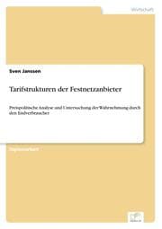 Cover von Tarifstrukturen der Festnetzanbieter