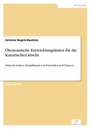 Cover von Ökonomische Entwicklungslinien für die Kanarischen Inseln