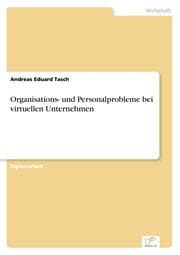 Cover von Organisations- und Personalprobleme bei virtuellen Unternehmen
