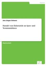 Cover von Handel von Elektrizität an Spot- und Terminmärkten