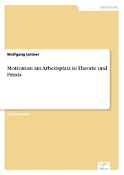 Cover von Motivation am Arbeitsplatz in Theorie und Praxis