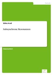 Cover von Subsynchrone Resonanzen