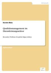 Cover von Qualitätsmanagement im Dienstleistungssektor