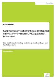 Cover von Gesprächsanalytische Methodik am Beispiel einer außerschulischen, pädagogischen Interaktion