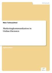 Cover von Marketingkommunikation in Online-Diensten