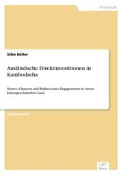 Cover von Ausländische Direktinvestitionen in Kambodscha