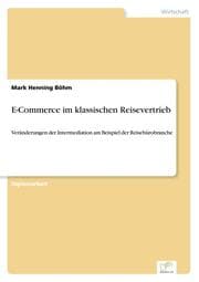 Cover von E-Commerce im klassischen Reisevertrieb