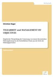 Cover von TELEARBEIT und MANAGEMENT BY OBJECTIVES