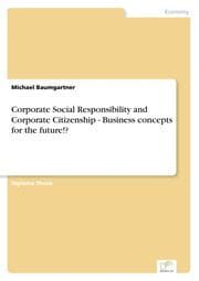 Cover von Corporate Social Responsibility and Corporate Citizenship - Business concepts for the future!?