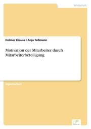 Cover von Motivation der Mitarbeiter durch Mitarbeiterbeteiligung