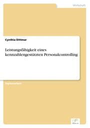 Cover von Leistungsfähigkeit eines kennzahlengestützten Personalcontrolling
