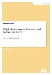 Cover von Möglichkeiten von Applikationen und Services mit UMTS